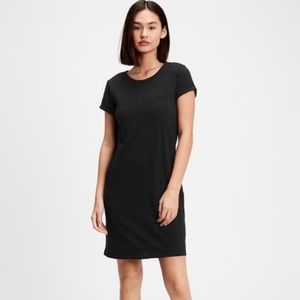 NWT Gap Black Pocket T-Shirt Dress Size L